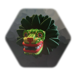 Aztec - Quetzacoatl Stone Head