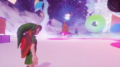 Young Link in intro Homespace