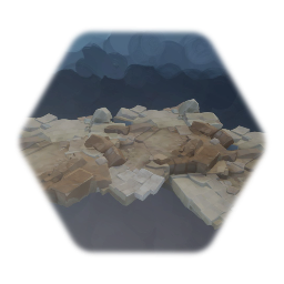 Remix of Large Rocky Terrain Piece