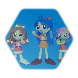 Misato & Miki + Momoko (Game Tengoku) with Infinity style