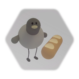 Pigeon et Baguette