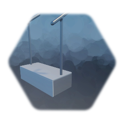 MarbleStair Step with handrail