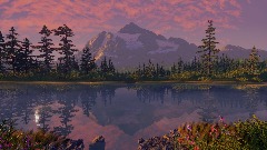 Sunrise at Picture Lake