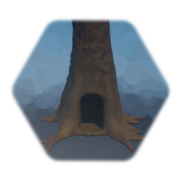 Large Tree Trunk Doorway