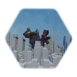 Train Battles City Horror [Godzilla 2012] @Skylanderboypa