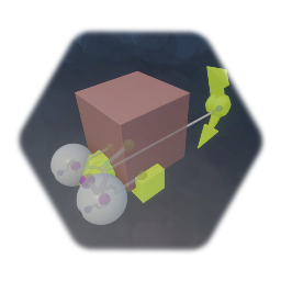X-axis symmetrical Eyes rotation system
