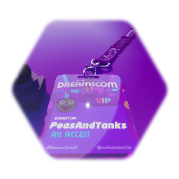 PeasAndTanks #DreamsCom21 Lanyard