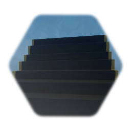 Premium Black & Gold stairs