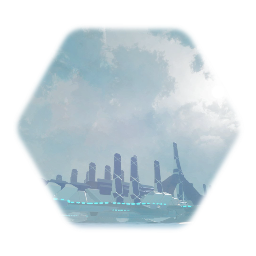 Stage Asset - City-ship fleet ARK-1