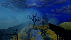 Spooky Graveyard on Halloween