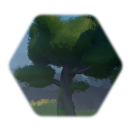 Minha Criação - lago e arvore