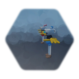 Cuphead and mugman model