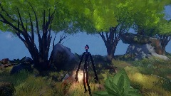 Siren Head In Forest