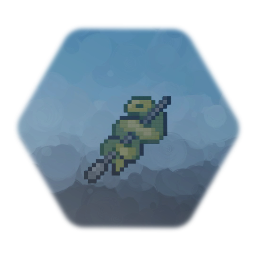 Pixel Art Eel Skewer