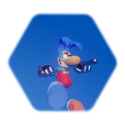 Heavy metal fist Rayman playable
