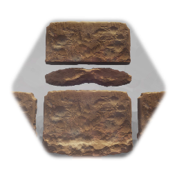 Detailed Desert Canyon Rock Wall (Base Asset 8.2% Thermo)