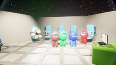 3 player Among us lobby