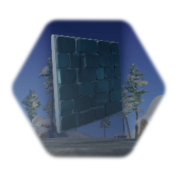 Cartoon Brick Wall (Grey)