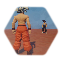 Blakc goku VS Son goku