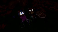Evil and Ashley stargazing in the Night