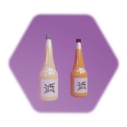 Sake bottles