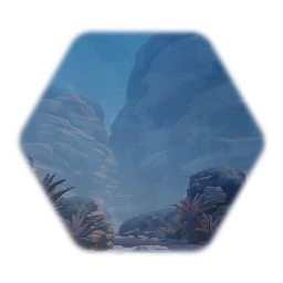 Pot's Bluish Rocky Environment Set