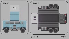 Truck 1 papercraft