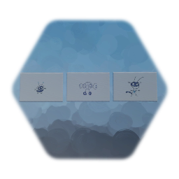 Art's Drawings Of D-BUG, ELE-D, & ROOT-R