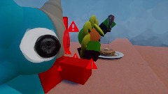 Catbot blows up pancakes with mind