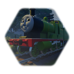 Lime Bart the Green Engine
