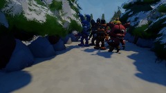 Fnaf world snow map wif foxy