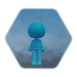 Blank Sliding Platforming Puppet Ragdoll