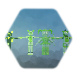 The Partytime animatronics