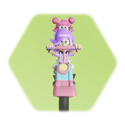 Ami and Yumi on Scooter