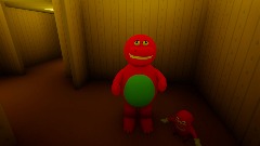 Barney epic flip at the Backrooms