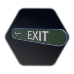 Exit sign