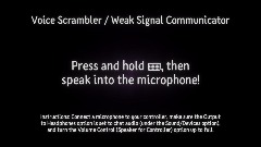 Scrambled Communicator Tech