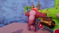 Flying gorilla Shrek king Donkey  Raz Scooby doo fever dream