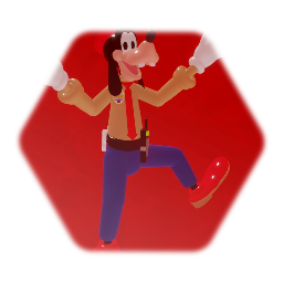 Red Detective Goofy