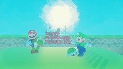 Super mario and powerstar