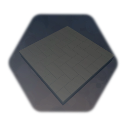 Patterned stone floor