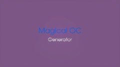 Magical OC Generator