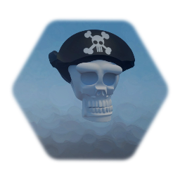 Pirate skull head