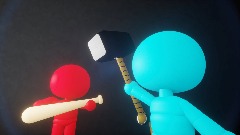 Two Puppets Beating Each Other Up (WIP)