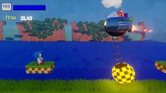Sonic Remake Green Hill Zone 2D VR( updated miniature camera )