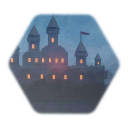 Background Castle Night