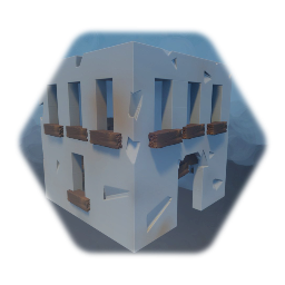 Greek House with Wood