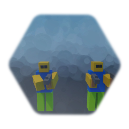 Roblox players (me and my sis)