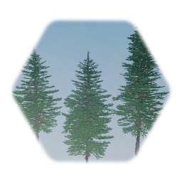 1 Sculpt Blue Spruce Tree