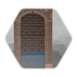 Arched brick wall (Modular friendly)